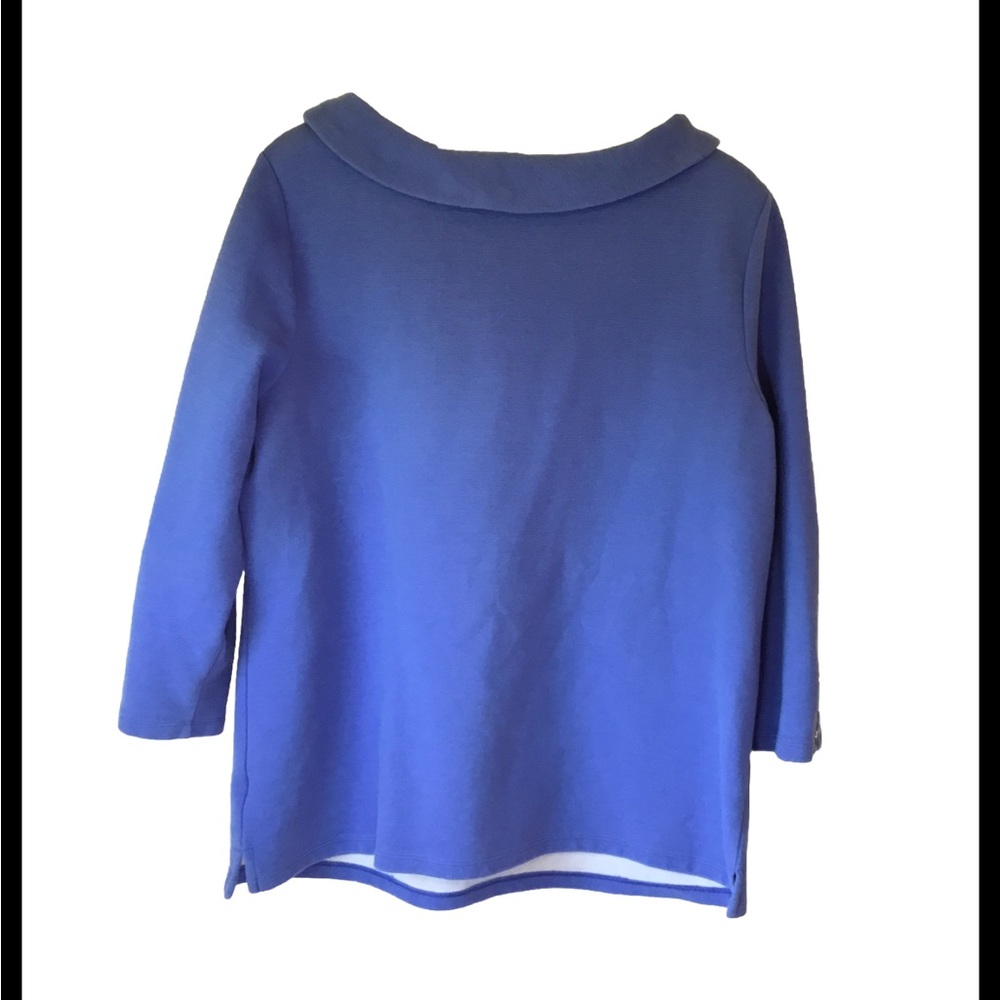 Talbot Shirt Women Size X Plus Blue 3/4 Sleeve